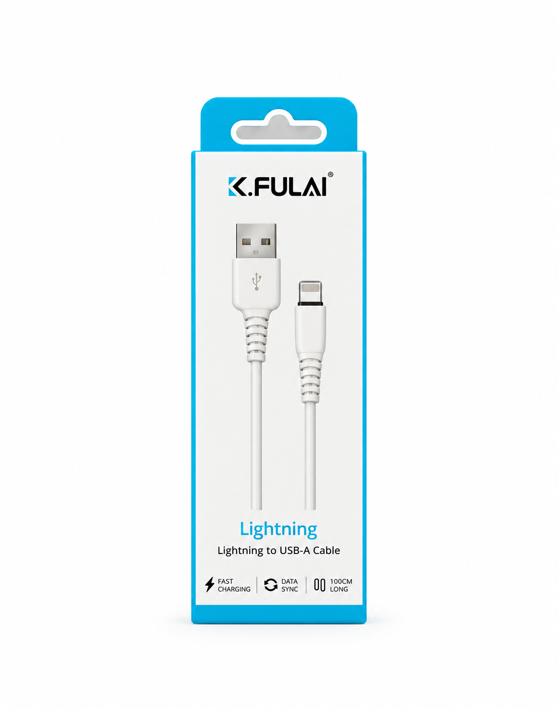 2b6450f7-133e-4f1b-b512-c9ac18ffb46f FULAI Lightning to USB-A Hızlı Şarj ve Data Kablosu 1 Metre - Görsel 1
