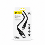 iStone MD112L Lightning 3A Hızlı Şarj ve Data Kablosu 1.2 Metre