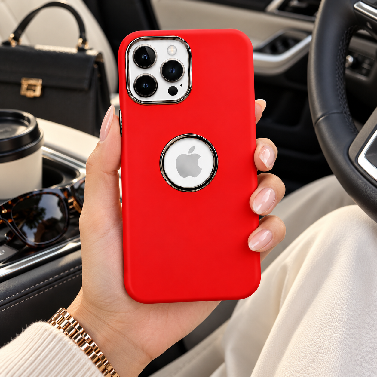 iPhone 14 Pro Max Uyumlu Kırmızı Kılıf – Kamera Korumalı iPhone 14 Pro Max Uyumlu Kırmızı Kılıf – Kamera Korumalı - Görsel 1